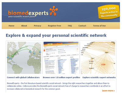 Explore & expand your personal scientific network